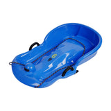Maxbell Winter Snow Sled Toboggan Sledding Sleigh Holiday Skiing Kids Outdoor Sledge Blue