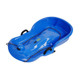 Maxbell Winter Snow Sled Toboggan Sledding Sleigh Holiday Skiing Kids Outdoor Sledge Blue
