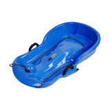 Maxbell Winter Snow Sled Toboggan Sledding Sleigh Holiday Skiing Kids Outdoor Sledge Blue