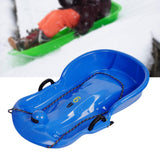 Maxbell Winter Snow Sled Toboggan Sledding Sleigh Holiday Skiing Kids Outdoor Sledge Blue