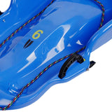 Maxbell Winter Snow Sled Toboggan Sledding Sleigh Holiday Skiing Kids Outdoor Sledge Blue