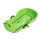 Maxbell Winter Snow Sled Toboggan Sledding Sleigh Holiday Skiing Kids Outdoor Sledge Green