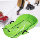 Maxbell Winter Snow Sled Toboggan Sledding Sleigh Holiday Skiing Kids Outdoor Sledge Green