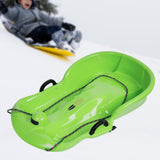 Maxbell Winter Snow Sled Toboggan Sledding Sleigh Holiday Skiing Kids Outdoor Sledge Green