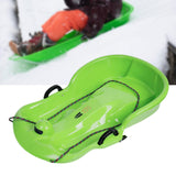 Maxbell Winter Snow Sled Toboggan Sledding Sleigh Holiday Skiing Kids Outdoor Sledge Green