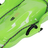 Maxbell Winter Snow Sled Toboggan Sledding Sleigh Holiday Skiing Kids Outdoor Sledge Green