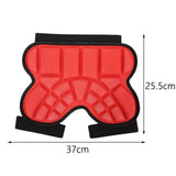 Maxbell Shockproof Hip Guard Pad Supporter for Boys Girls Climbing Sports Red