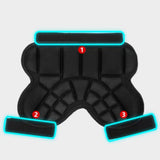 Maxbell Shockproof Hip Guard Pad Supporter for Boys Girls Climbing Sports Black