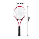 Maxbell Lightweight Tennis Racket Unisex Professional Training for Beginners Players Red