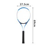 Maxbell Lightweight Tennis Racket Unisex Professional Training for Beginners Players Blue