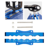 Maxbell Metal Bicycle Front Fork Hub Repair Tool Vise Clamp Jaw Holder for Cycling Blue