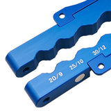 Maxbell Metal Bicycle Front Fork Hub Repair Tool Vise Clamp Jaw Holder for Cycling Blue