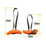 Maxbell 2Pcs Pull up Bar Handles Training Grips Row Attachment Home Barbell