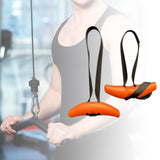 Maxbell 2Pcs Pull up Bar Handles Training Grips Row Attachment Home Barbell