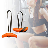 Maxbell 2Pcs Pull up Bar Handles Training Grips Row Attachment Home Barbell
