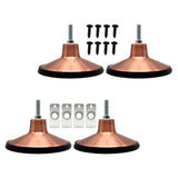 Maxbell Set of 4 Large Pool Table Leg Levelers Heavy Duty for Game Table Adjustment