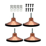 Maxbell Set of 4 Large Pool Table Leg Levelers Heavy Duty for Game Table Adjustment