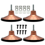 Maxbell Set of 4 Large Pool Table Leg Levelers Heavy Duty for Game Table Adjustment