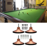 Maxbell Set of 4 Large Pool Table Leg Levelers Heavy Duty for Game Table Adjustment
