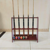Maxbell Pool Cue Holder Snooker Cue Rack Vertical Freestanding Billiard Cue Rack