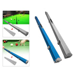 Maxbell Pool Cue Hard Case with Handle and Lock Billiard Cue Storage Padded Interior Argent