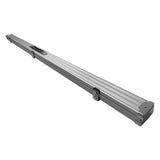 Maxbell Pool Cue Hard Case with Handle and Lock Billiard Cue Storage Padded Interior Argent