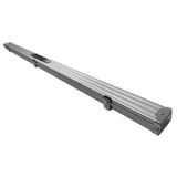 Maxbell Pool Cue Hard Case with Handle and Lock Billiard Cue Storage Padded Interior Argent