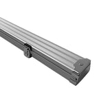 Maxbell Pool Cue Hard Case with Handle and Lock Billiard Cue Storage Padded Interior Argent