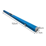 Maxbell Pool Cue Hard Case with Handle and Lock Billiard Cue Storage Padded Interior Blue