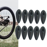 Maxbell 10 Packs Bike Cable Clips Brake Gear Housing Fixing Holder for Brake Cable
