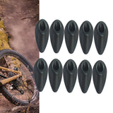 Maxbell 10 Packs Bike Cable Clips Brake Gear Housing Fixing Holder for Brake Cable