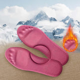 Maxbell Self Heated Thermal Insoles Breathable Feet Warm for Sports Hiking Hunting red 235mm