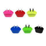 Maxbell Bike Basket Removable Waterproof Seat for Road Bike Front Handlebar Boys Pink