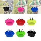 Maxbell Bike Basket Removable Waterproof Seat for Road Bike Front Handlebar Boys Pink