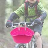 Maxbell Bike Basket Removable Waterproof Seat for Road Bike Front Handlebar Boys Pink
