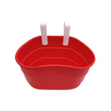 Maxbell Bike Basket Removable Waterproof Seat for Road Bike Front Handlebar Boys Red