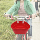 Maxbell Bike Basket Removable Waterproof Seat for Road Bike Front Handlebar Boys Red