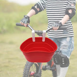 Maxbell Bike Basket Removable Waterproof Seat for Road Bike Front Handlebar Boys Red