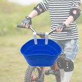Maxbell Bike Basket Removable Waterproof Seat for Road Bike Front Handlebar Boys Blue