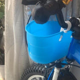 Maxbell Bike Basket Removable Waterproof Seat for Road Bike Front Handlebar Boys Blue