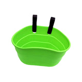 Maxbell Bike Basket Removable Waterproof Seat for Road Bike Front Handlebar Boys Green