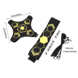 Maxbell Kick Throw Solo Practice Fits Ball 3, 4,and 5 Game Ball Hands Soccer Trainer Ball