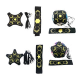 Maxbell Kick Throw Solo Practice Fits Ball 3, 4,and 5 Game Ball Hands Soccer Trainer Ball