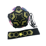 Maxbell Kick Throw Solo Practice Fits Ball 3, 4,and 5 Game Ball Hands Soccer Trainer Star
