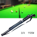 Maxbell Billiards Pool Cue Case Dust Proof Adjustable Shoulder Strap Carrying Box 112CM