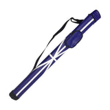 Maxbell Billiards Pool Cue Case Dust Proof Adjustable Shoulder Strap Carrying Box  80CM Blue
