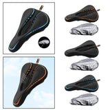 Maxbell Comfort Bike Saddle Cushion Pad Breathable Non Slip Saddle Cycling Parts Black Orange