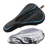 Maxbell Comfort Bike Saddle Cushion Pad Breathable Non Slip Saddle Cycling Parts Black Blue