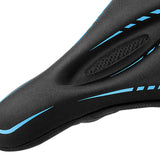 Maxbell Comfort Bike Saddle Cushion Pad Breathable Non Slip Saddle Cycling Parts Black Blue