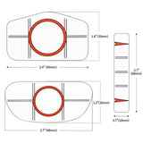 Maxbell Set of 10 Golf Impact Labels Alignment Training Aid for Outdoors Beginner
